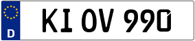 Truck License Plate